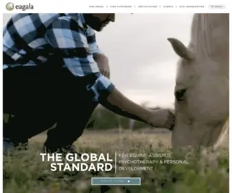 Eagala.org(Eagala is the global leader for equine) Screenshot