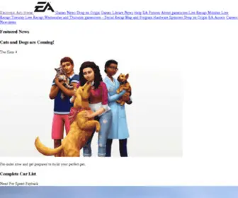 Eagames.com(EA Games) Screenshot