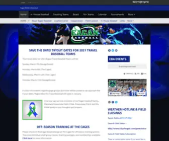 Eaganbaseball.org(Eagan Athletic Association) Screenshot