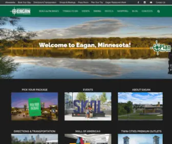 Eaganmn.com(Hotels, Attractions, Savings) Screenshot