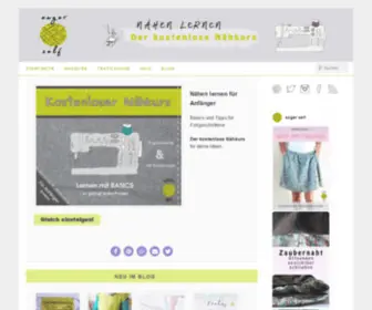 Eager-Self.de(Nähen lernen im kostenlosen Online Nähkurs) Screenshot
