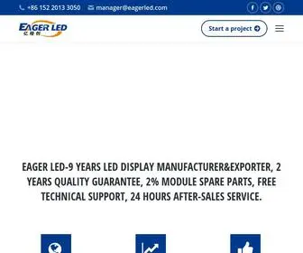 Eagerled.com(LED Display Manufacturer in China) Screenshot