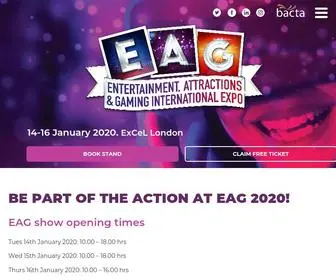 Eagexpo.com(EAG International Expo) Screenshot