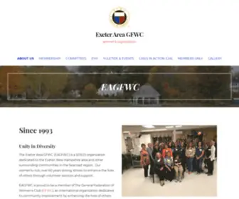 Eagfwc.org(Women's organization) Screenshot