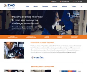 Eaglabs.com.cn(EAG实验室在材料测试服务方面) Screenshot