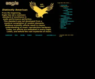 Eagle-Audio.com(Eagle audio) Screenshot