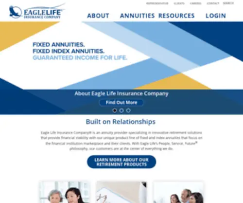Eagle-Lifeco.com(Eagle Life Insurance Company) Screenshot