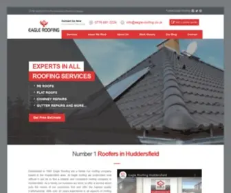 Eagle-Roofing.co.uk(Number One Roofing Company in Huddersfield) Screenshot