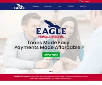 Eagle.com(Personal Loans Made Easy with Affordable Monthly Payments) Screenshot