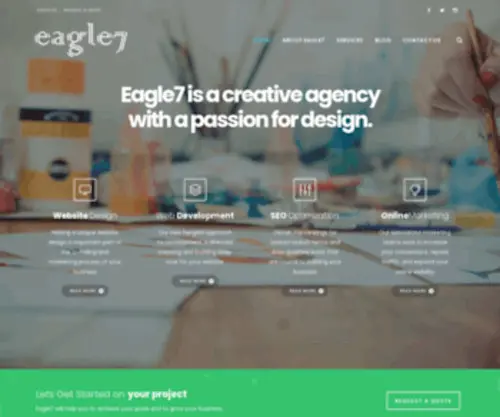 Eagle7.in(One Stop Solution for WebApps and Websites) Screenshot