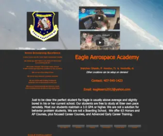 Eagleaerospaceacademy.com(Online Private School) Screenshot