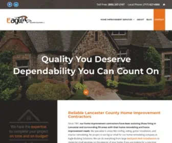 Eaglebuildingsolutions.com(Lancaster Home Improvement & Remodeling Company) Screenshot