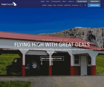 Eaglecarports.com Screenshot