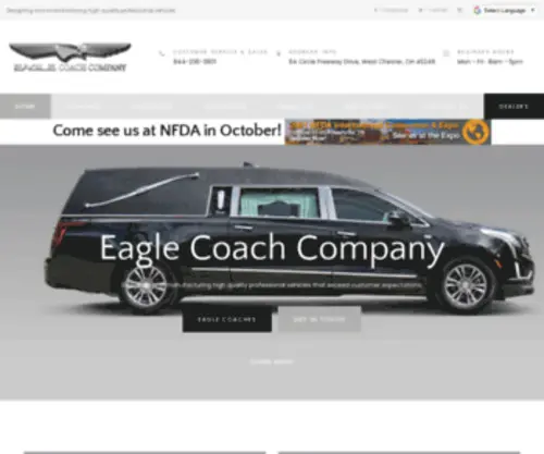 Eaglecoachcompany.com Screenshot