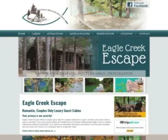 Eaglecreekescape.com(Eagle Creek Escape // Broken Bow Cabin Rentals) Screenshot