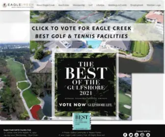 Eaglecreekgcc.org(Naples Private Golf Community) Screenshot