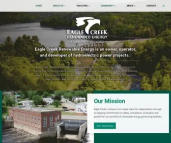 Eaglecreekre.com(Eagle Creek Renewable Energy) Screenshot