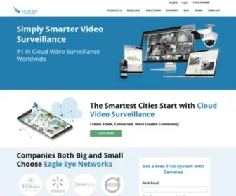 Eagleeyenetworks.com(Eagle Eye Networks Cloud Video Surveillance) Screenshot
