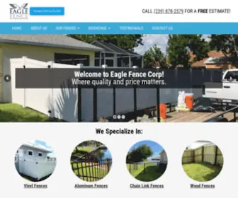 Eaglefencecorp.com(Eagle Fence Corp) Screenshot