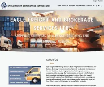 Eaglefreightstlucia.com(Eagle Freight) Screenshot