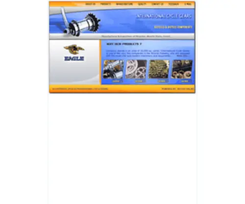 Eaglegears.com(International Cycle Parts) Screenshot