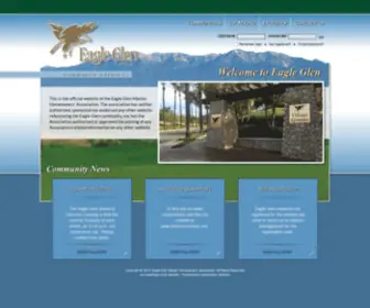 Eagleglencorona.com(Eagle Glen Master Association) Screenshot