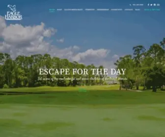 Eagleharborgc.com(Golf Course Fleming Island) Screenshot