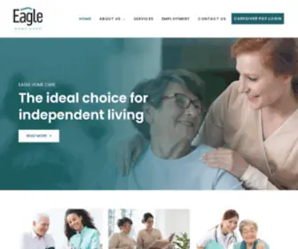 Eaglehc.com(Eagle Home Care) Screenshot