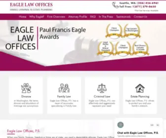 Eaglelawoffices.com(Seattle Divorce & Family Law Attorney) Screenshot