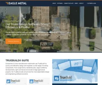 Eaglemetal.com(Truss Design Software & Connector Plates) Screenshot