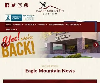 Eaglemtncasino.com Screenshot