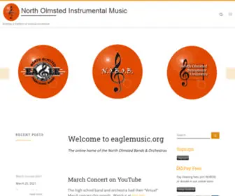 Eaglemusic.org(Building a tradition of musical excellence) Screenshot