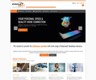 Eaglenet.net.lb(Eaglenet) Screenshot
