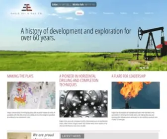 Eagleog.com(Eagle Oil &amp; Gas) Screenshot