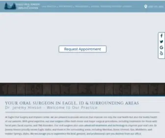 Eagleoralsurgery.com(Dentist in Eagle) Screenshot