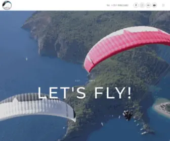 Eagleparaglidingcyprus.com(Eagle Pragliding Cyprus offers the Paratrike Tandem double) Screenshot