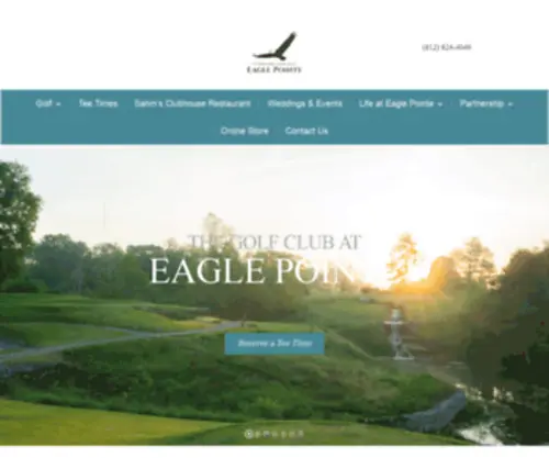 Eaglepointe.com(Eagle Pointe Golf Resort) Screenshot