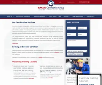 Eagleregistrations.com(Certified Quality Auditor) Screenshot