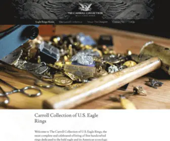 Eaglerings.com(Carroll Collection of U.S) Screenshot