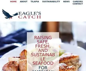 Eagles-Catch.com(High quality tilapia raised in central Iowa for consumers everywhere) Screenshot