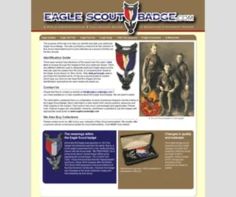 Eaglescoutbadge.com(The Eagle Scout Badge web site) Screenshot