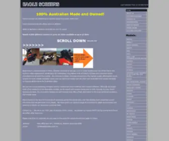 Eaglescreens.com.au(Motorcycle Screens) Screenshot