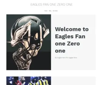 Eaglesfanonezeroone.com(PHILLY SPECIAL) Screenshot