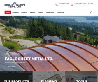 Eaglesheetmetal.ca(Eagle Sheet) Screenshot