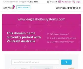 Eaglesheltersystems.com(Domain Parked With VentraIP Australia) Screenshot