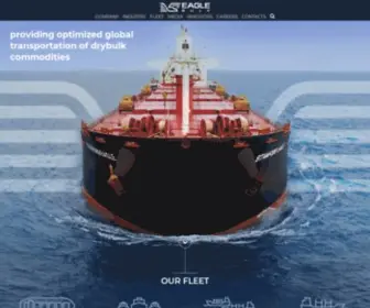 Eagleships.com(Eagle Bulk Shipping is the largest U.S) Screenshot
