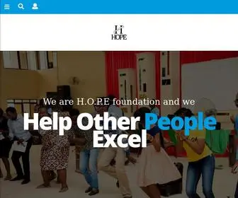 Eagleshopefoundation.org(Helping Other People Excel) Screenshot