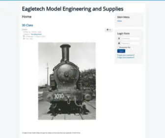 Eagletech.net.au(Model Engineering) Screenshot