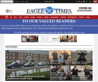 Eagletimes.com(Serving the Twin State Valley) Screenshot