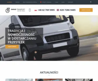 Eagletransport.net.pl(Paczki z Anglii do Polski) Screenshot